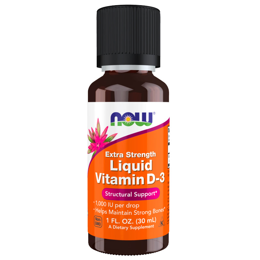 Vitamina D3 líquida, extra fuerte 1 fl oz (NOW Foods)